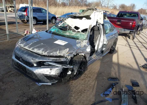 2024 Honda Civic Sport из США, поврежденный, VIN 2HGFE2F55RH559841